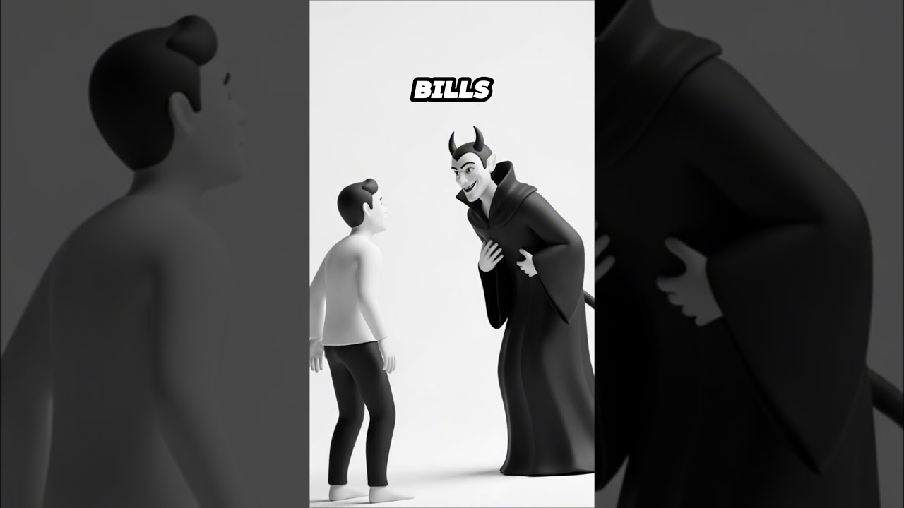 Money or Integrity? The Inner Battle Between God and Satan. 