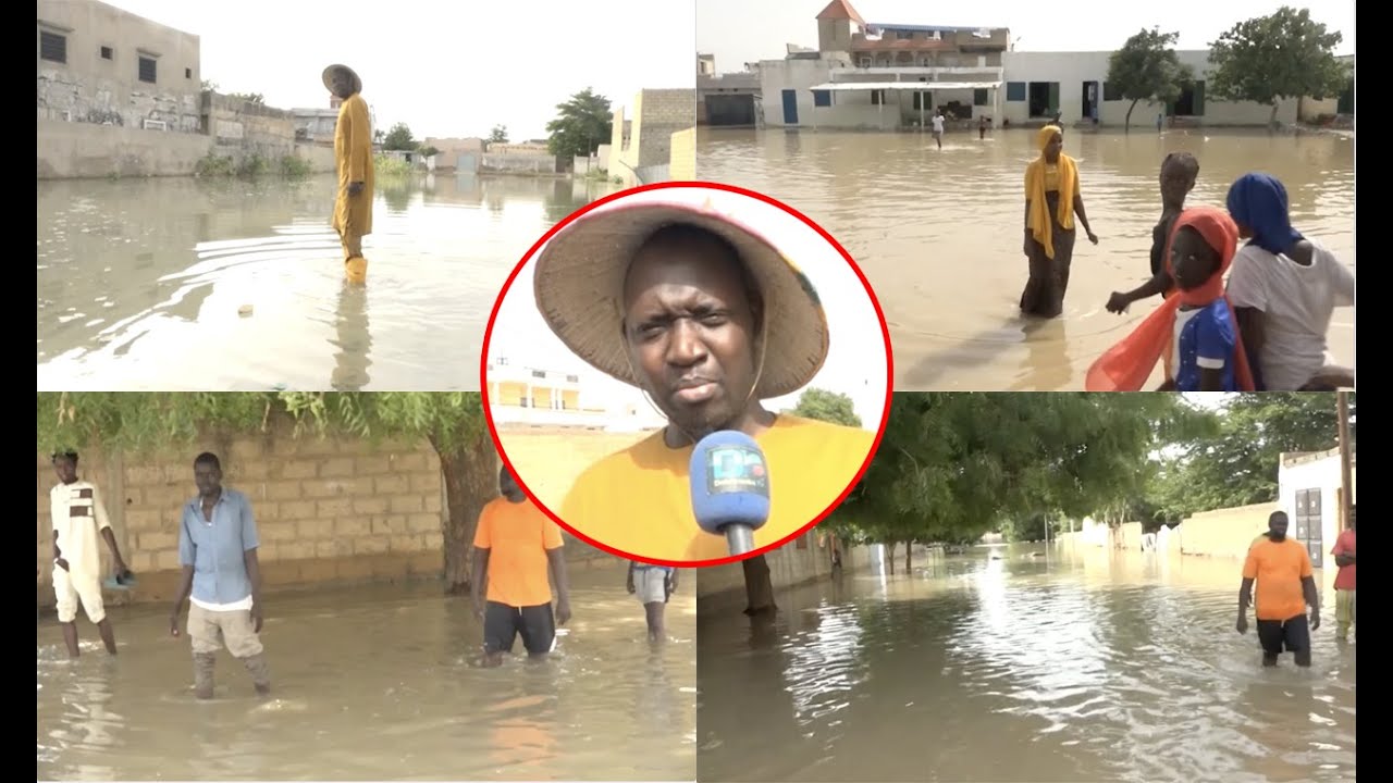 Touba: Plusieurs quartiers sous les eaux, Dr Serigne Modou B. Dieng débarque sur les lieux et alerte