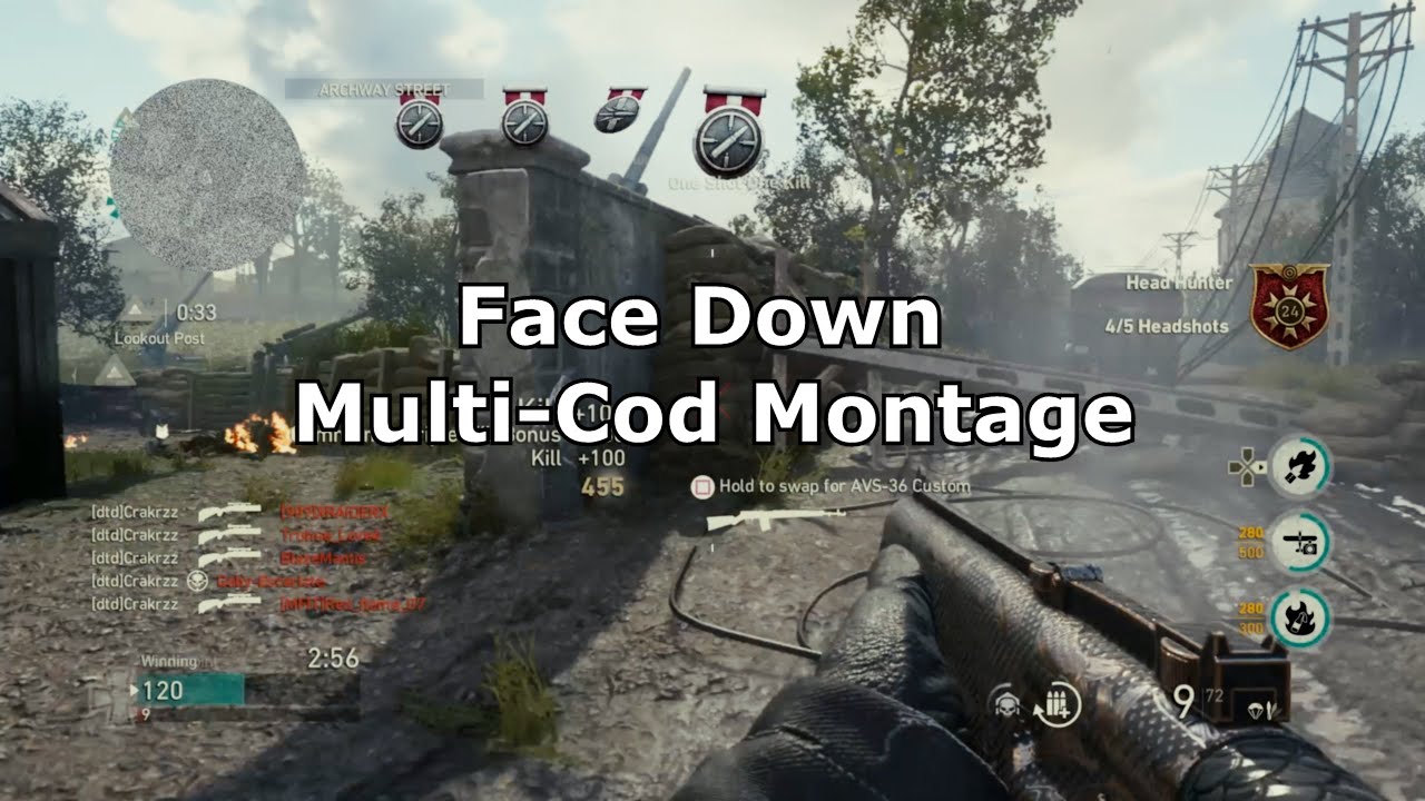 Face Down | A Multi-Cod Montage