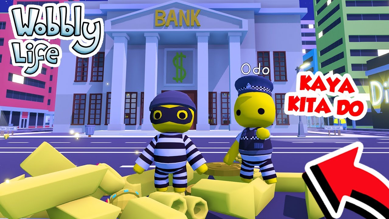 KITA DAPET MISI MALING BANK DI WOBBLY LIFE!!!