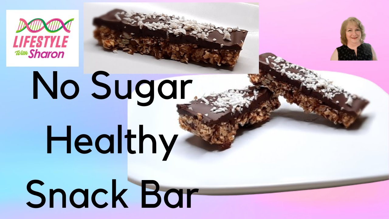 NO SUGAR Healthy Snack Bar | NO BAKE | Easy to make | Delicious | HEALTHY | #sharon