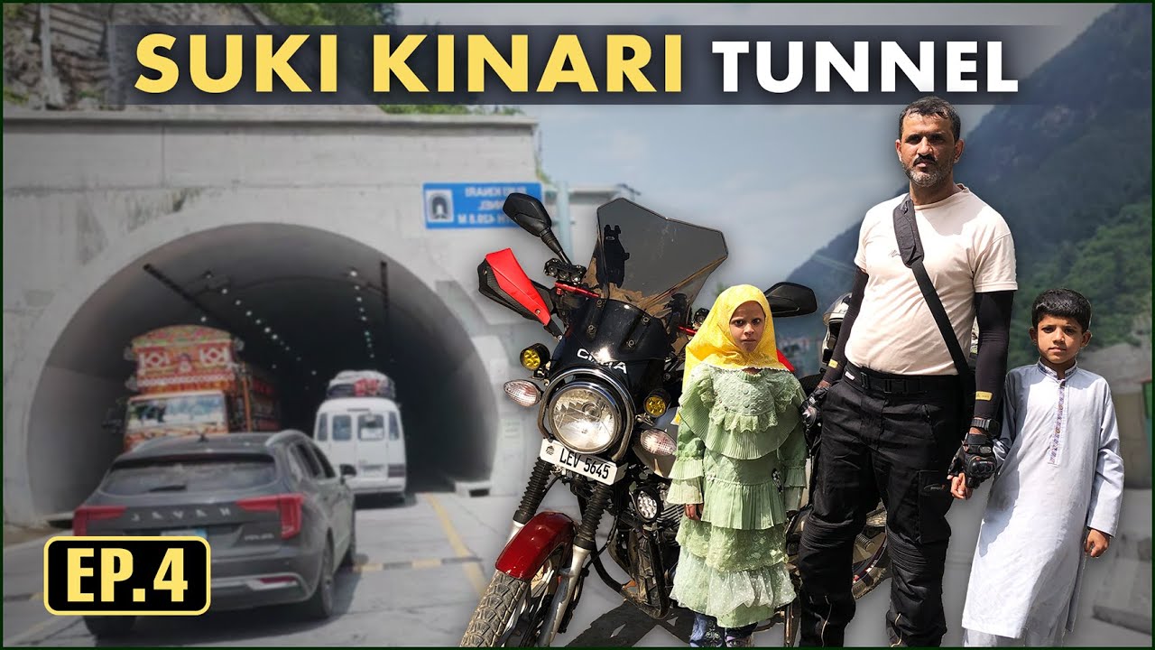 🇵🇰 Suki Kinari Tunnel Bike Ride | Kaghan Bad Road | Khunjerab pass Bike tour with Family | EP-4