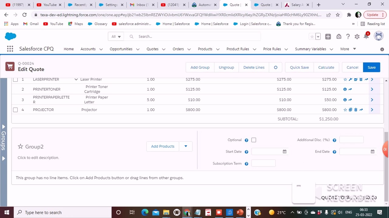 Quote to multiple order- Part -1  #cpq #salesforce #order #split #education