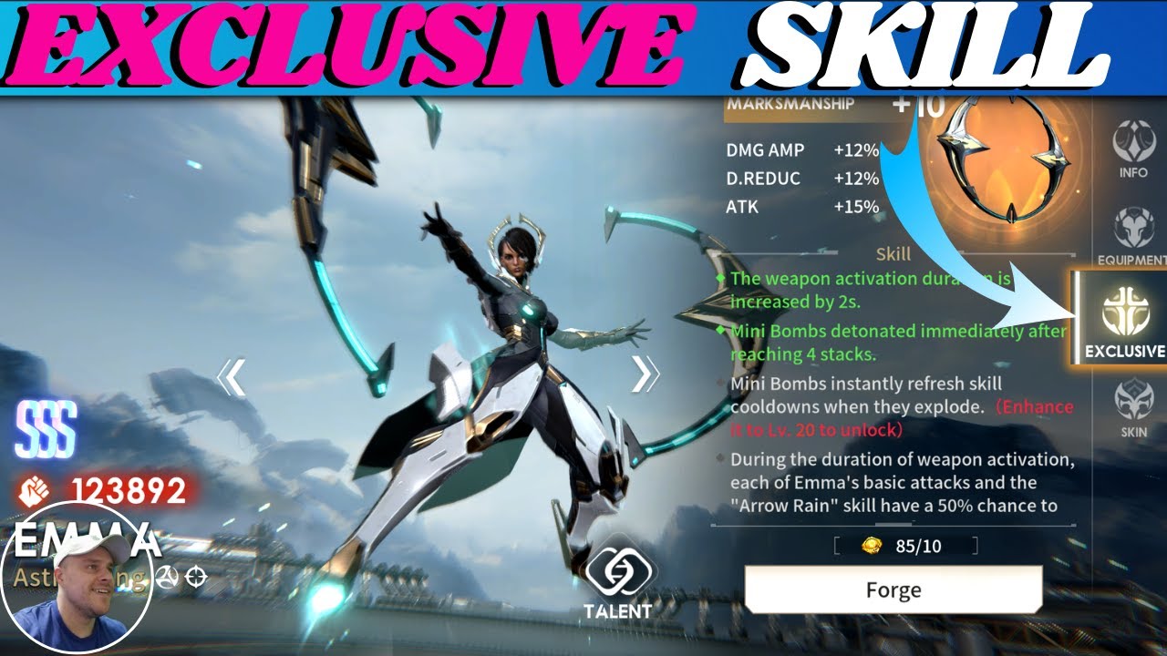 How to unlock Exclusive Skills -Guide| Eternal Evolution
