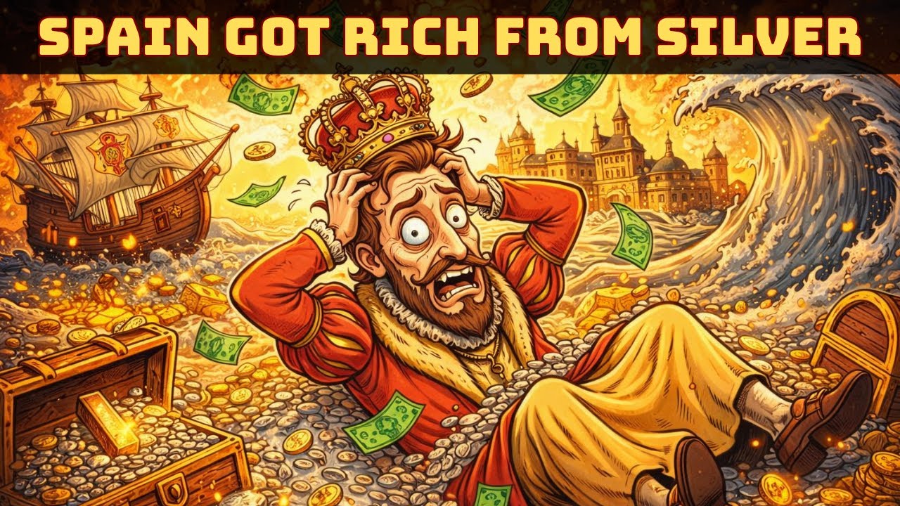 How Spain Went Bankrupt 6 TIMES Despite Owning the World's SILVER