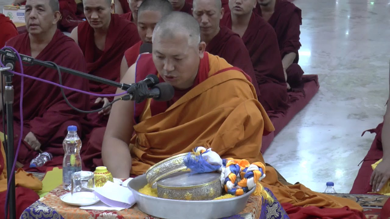 དབུ་མ་རྩ་བའི་འགྲེལ་བ་བུདྡྷ་པཱ་ལི་ཏ་བཀའ་ཁྲིད། ཉིན་དང་པོ།