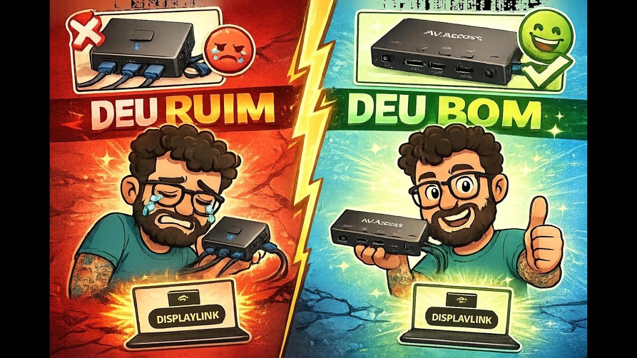 Testei um KVM do Mercado Livre e Deu Ruim! AV Access Salvou