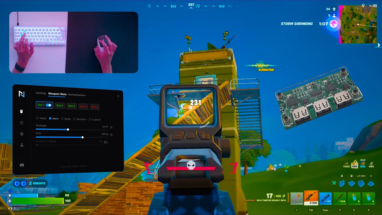 USING AI-POWERED AIMASSIST IN RELOAD LOBBIES 🎯 | ft. Nyron