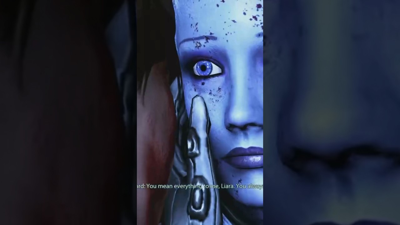 Liara&rsquo;s (final?) goodbye to her love, Commander Shepard #gaming #masseffect #videogames #love