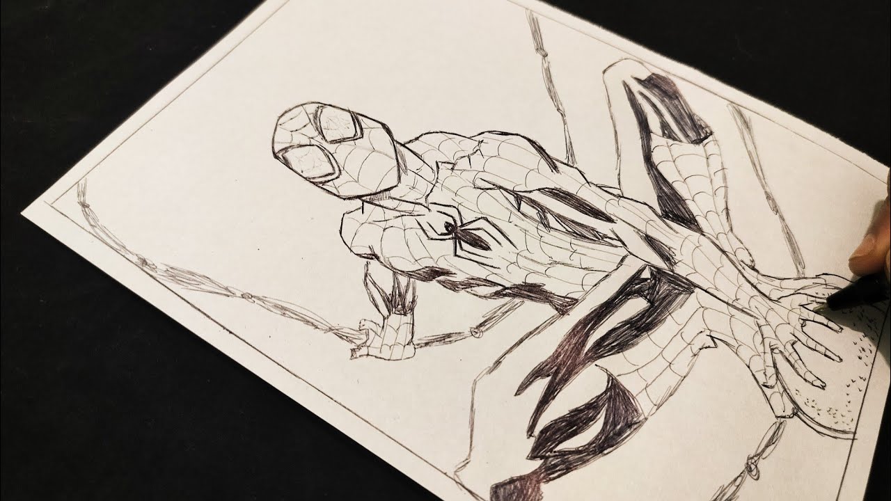 Speed drawing-spiderman 🕸️✨