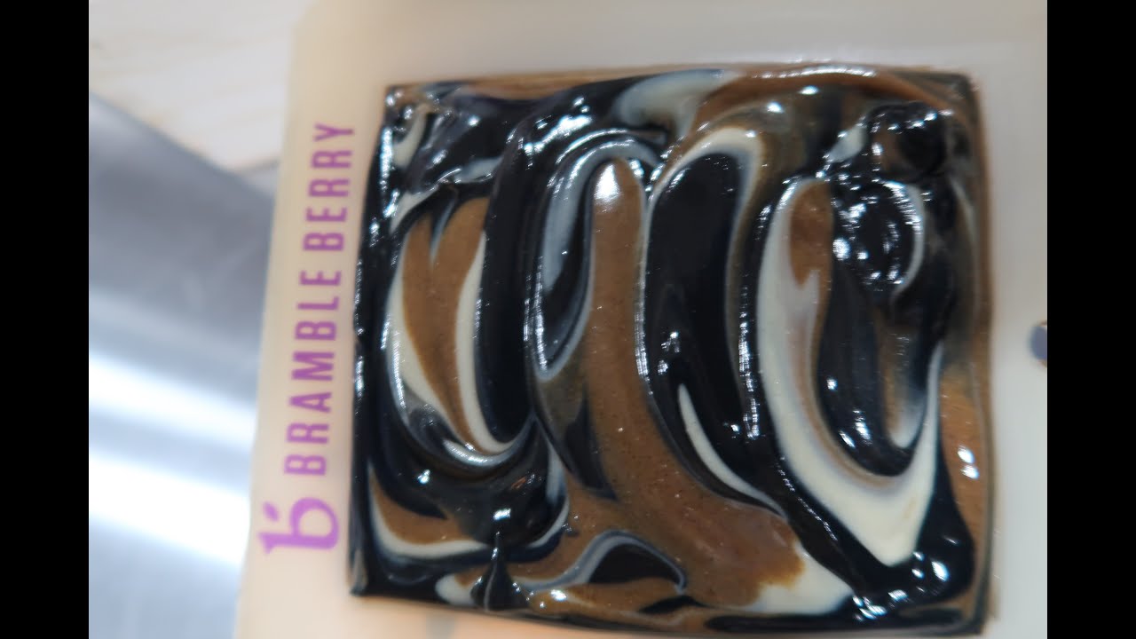 Making Activated Charcoal, Green Tea, and Bentonite Clay CP Soap with recipe