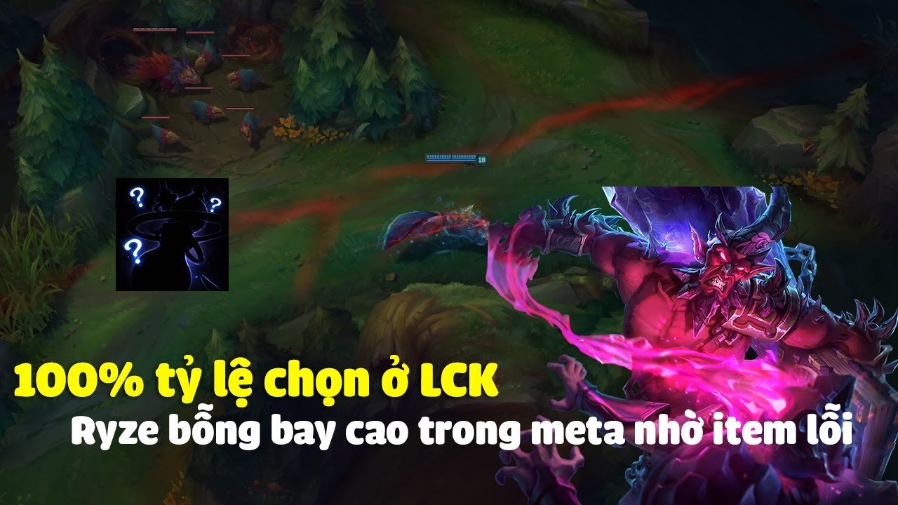 100% tỷ lệ chọn ở LCK !  Ryze bỗng nhiên bay cao trong meta nhờ item mới