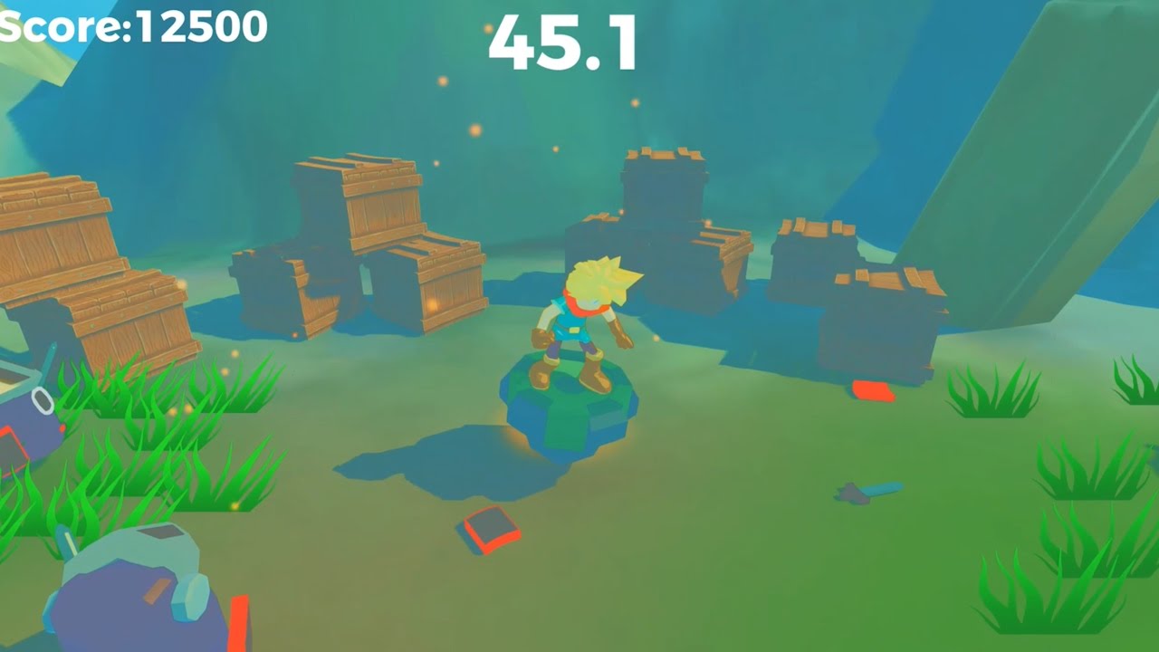 Unity 5 - Prototype game footage, trying to get a highscore!