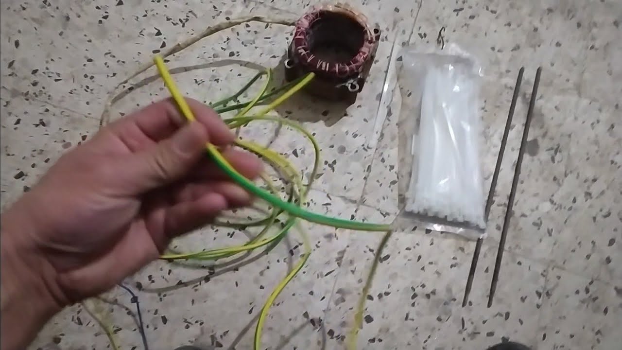 محرك مروحة كهربائية مصنوع في آلة لحام