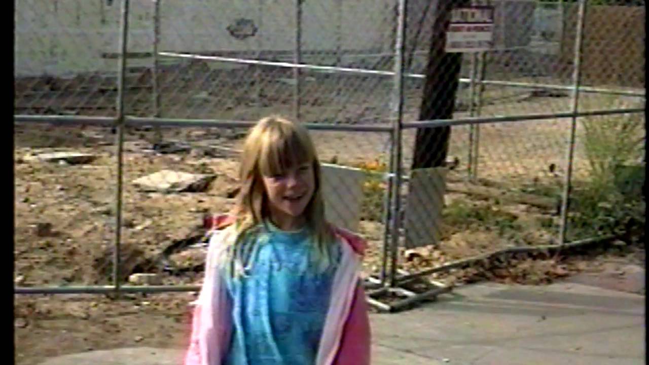 1 year after the 1989 earthquake, walking around Downtown Santa Cruz November 1990