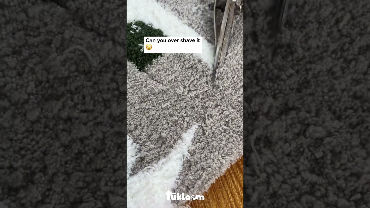 Satisfying Rug Trimming Tutorial | 