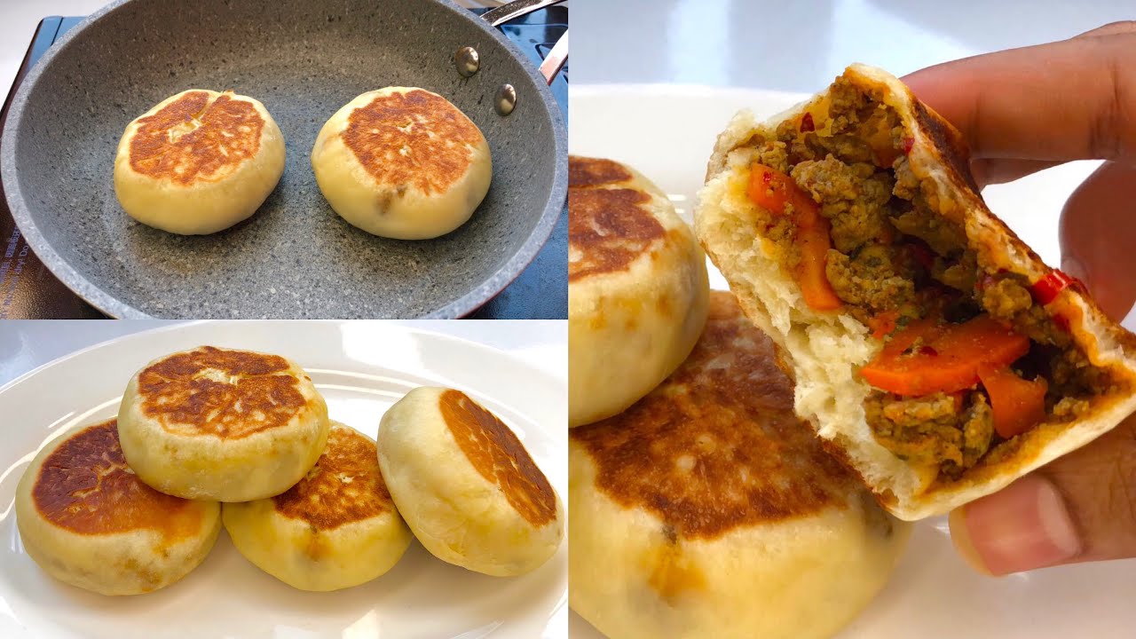 Delicious Chicken Bread In Frying Pan | Eggless & Without Oven