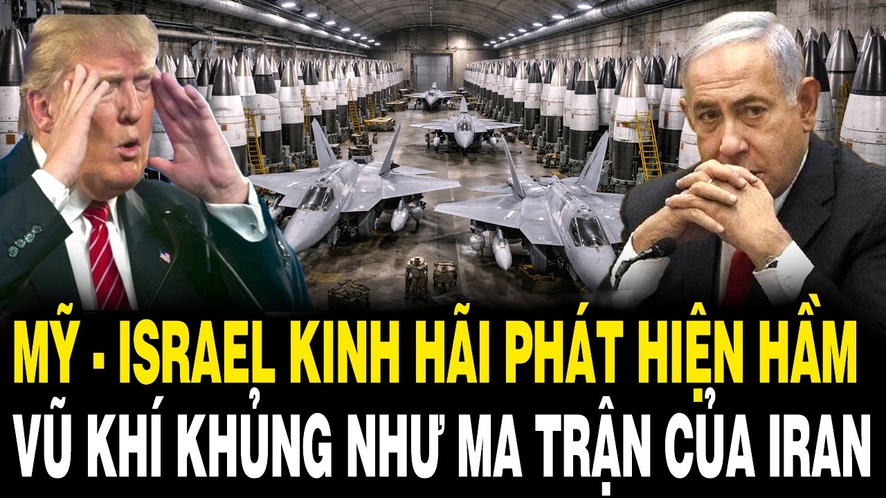 Mỹ - Israel KINH HÃI Phát Hiện Hầm Vũ Khí “KHỦNG” Như Ma Trận Của Iran | TIN TỨC 24H TV