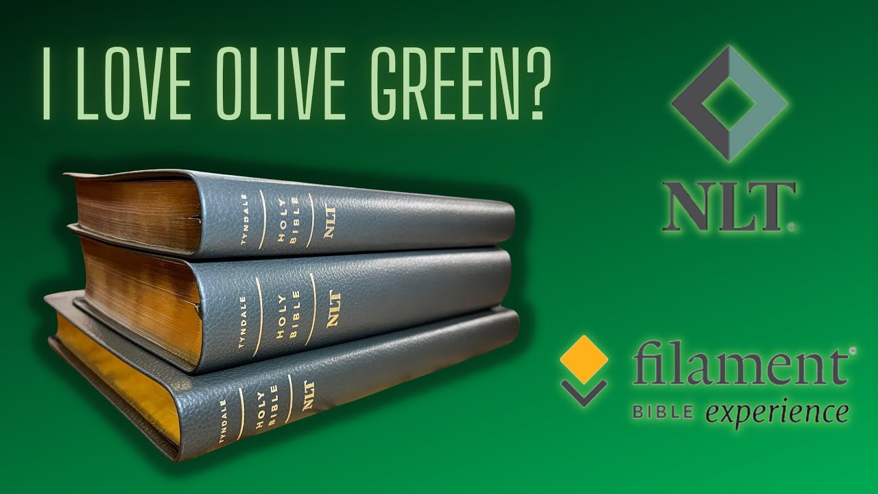 New Olive Green NLT Filament Enabled Bibles from @TyndaleHouse