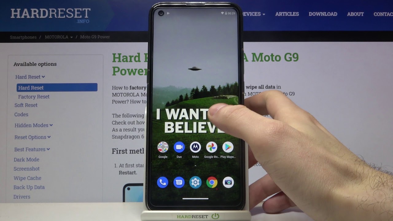 How to Change System Language on MOTOROLA Moto G9 Power &ndash; Change Device Language