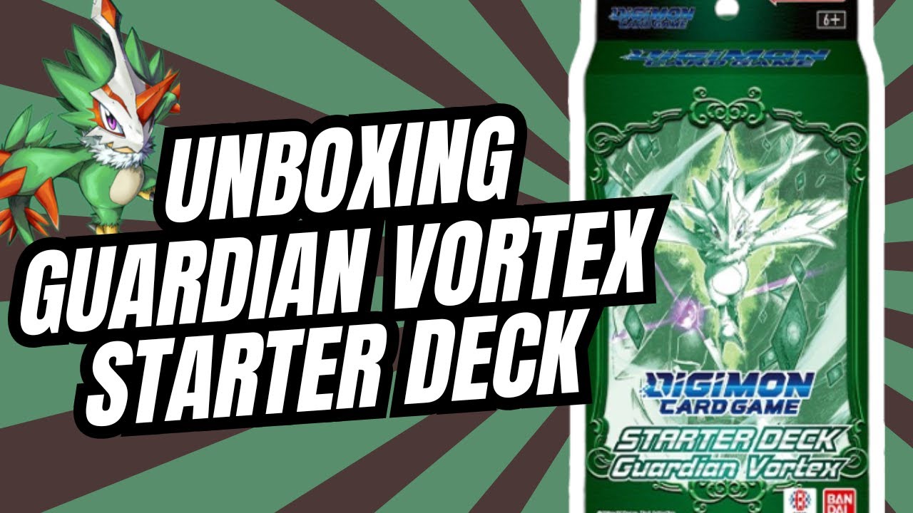 UNBOXING | GUARDIAN VORTEX STARTER DECK | DIGIMON CARD GAME