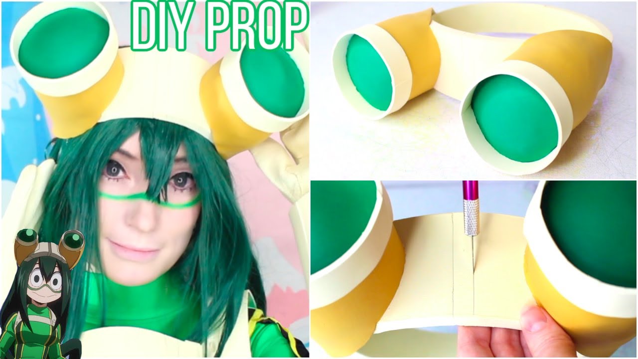 DIY Froppy Goggles, Cosplay Prop Tutorial | MHA