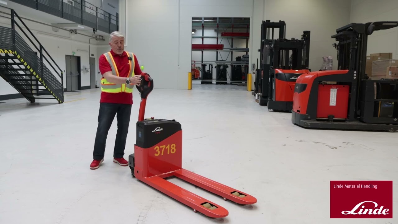 Elektrický paletový vozík Linde T14 B