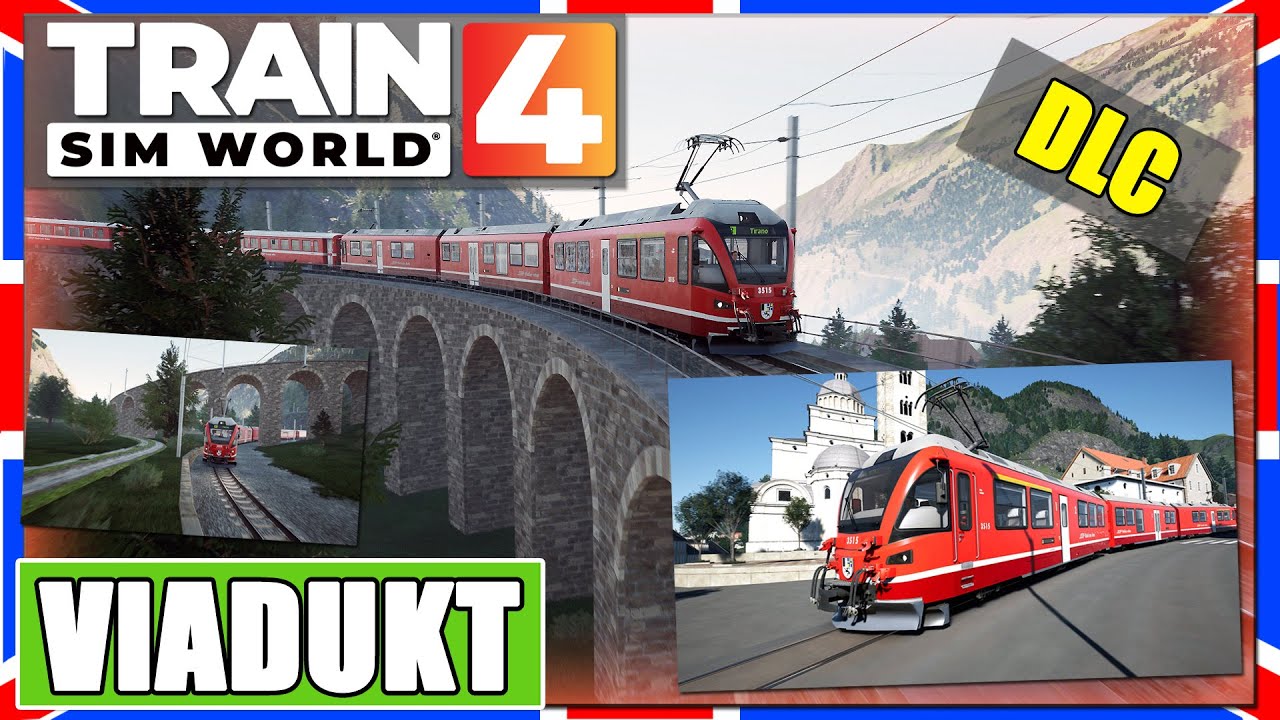 Train Sim World 4 Mit Ansagen im BERNINA EXPRESS zum KREISVIADUKT | TSW4 Berina Line Gameplay
