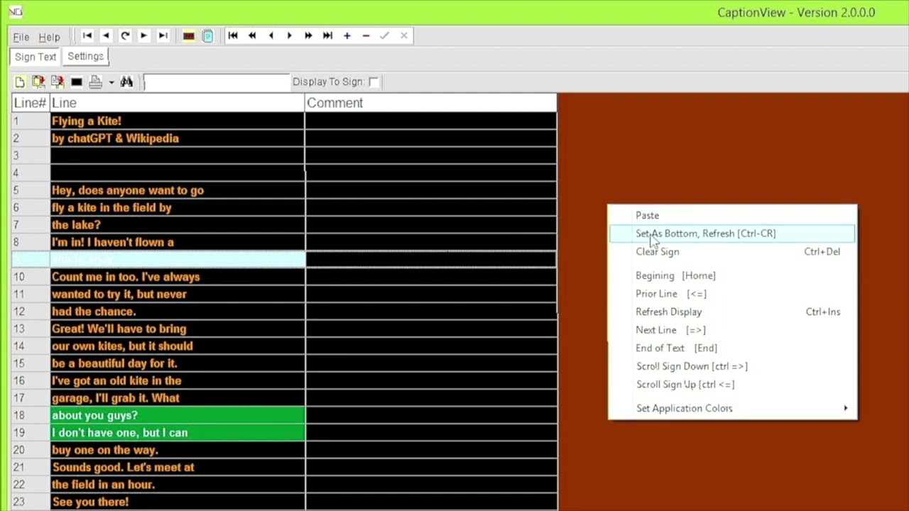 CaptionView Open Captioning Software Overview