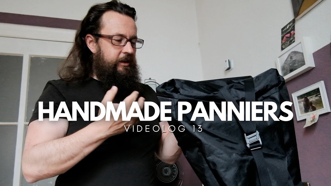 Fahrradtaschen selbst genäht. Panniers fürs Bikepacking.