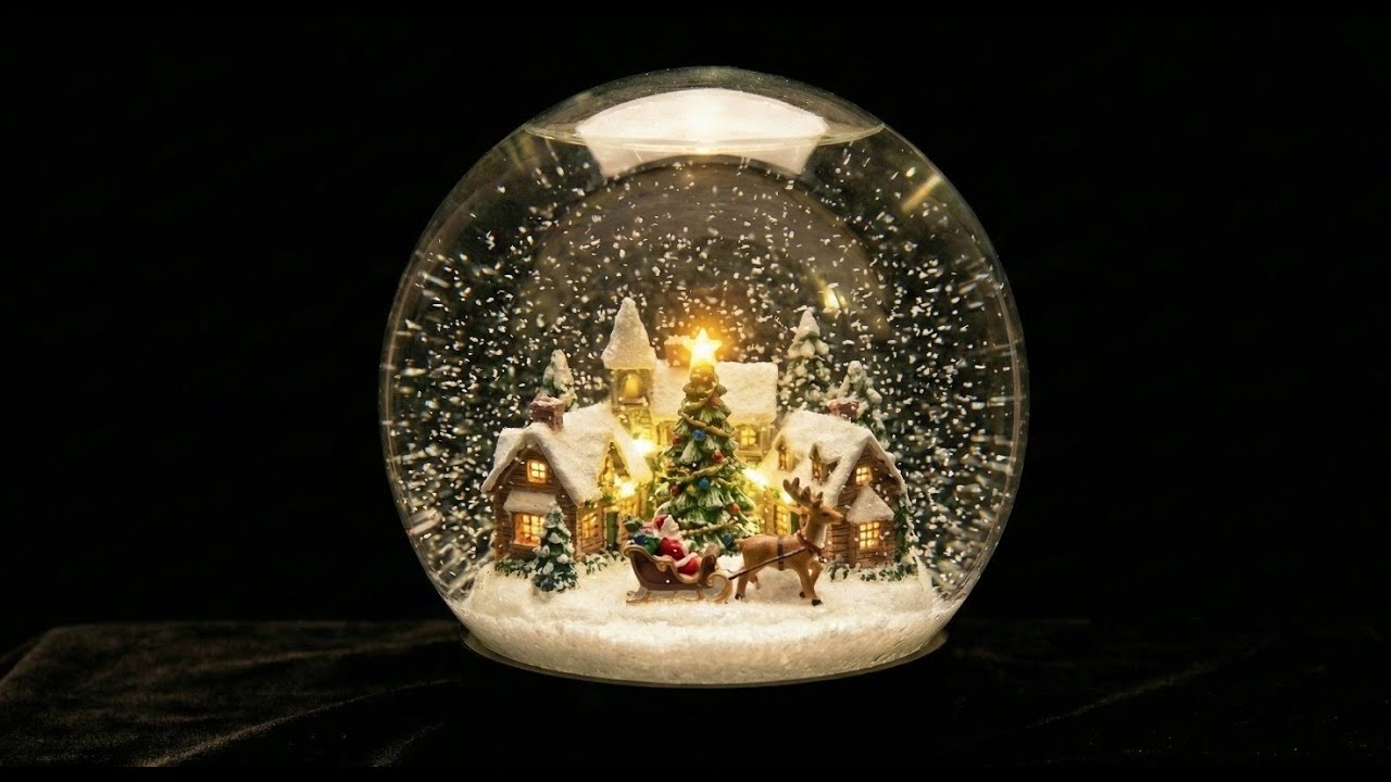 Christmas Ambience 🎄Gentle Snowfall ❄️ Peaceful Instrumental Music - Wintertime and Holiday Magic