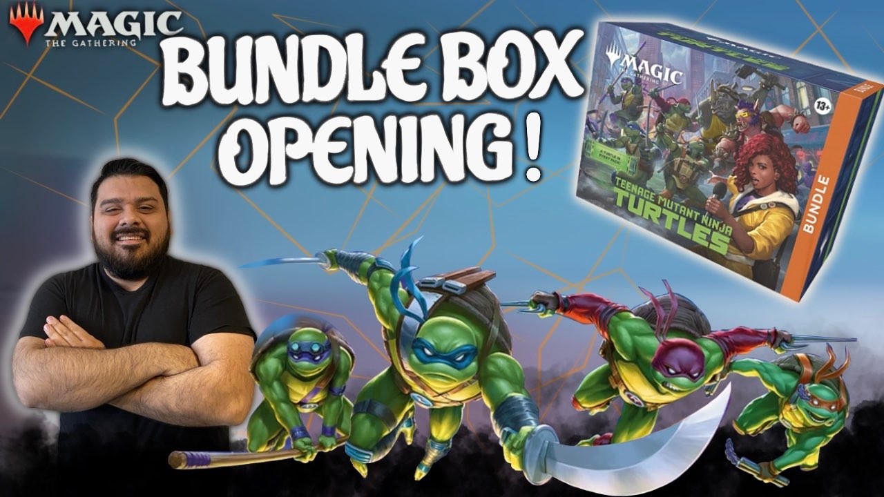 What is in a TMNT x MTG Bundle? | Magic the Gathering Unboxing | #mtg #teenagemutantninjaturtles