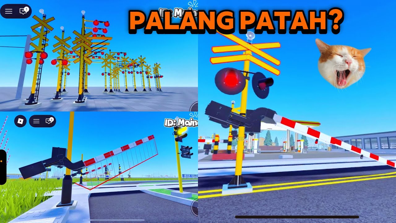 TERNYATA DISINI SERU! MAP : JALUR REL INDONESIA MELINTASI KOTA GAME ROBLOX