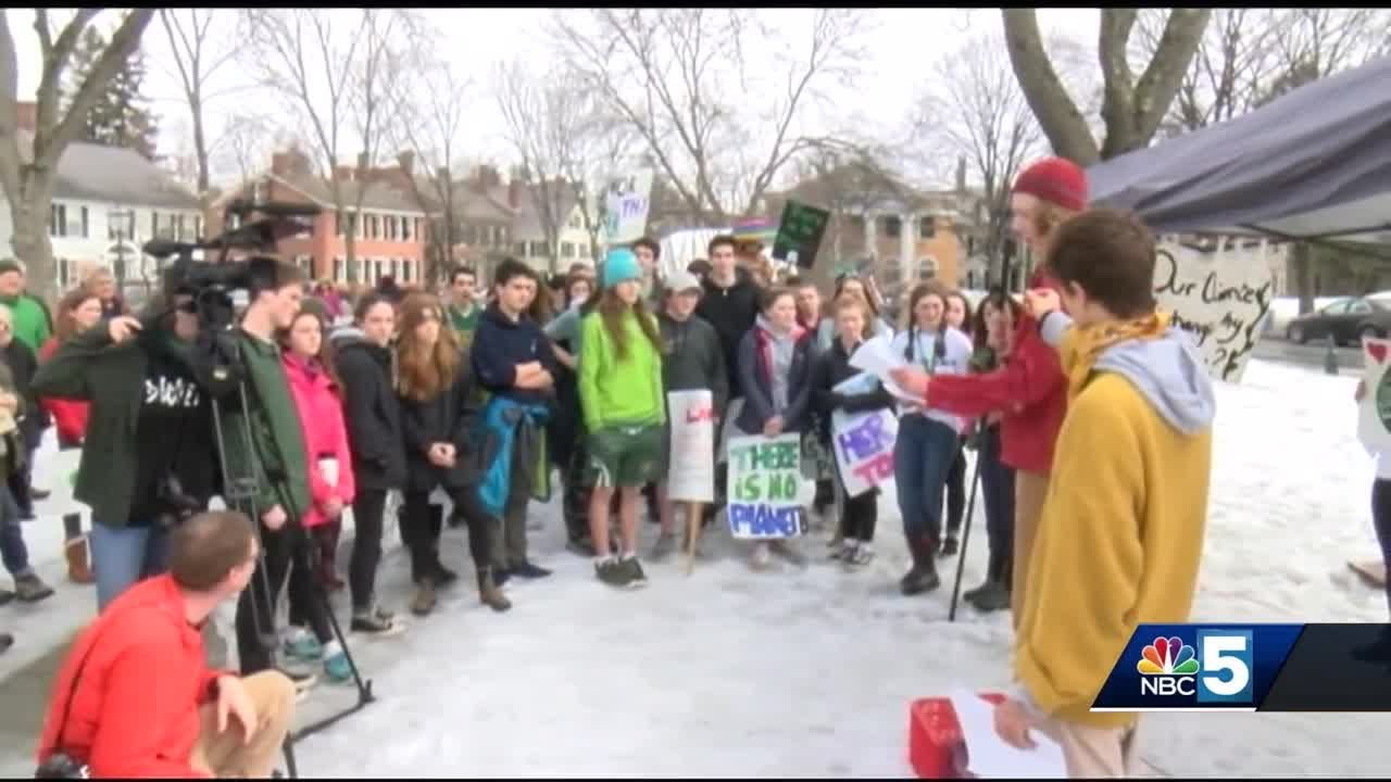 Students rally demanding action on climate change