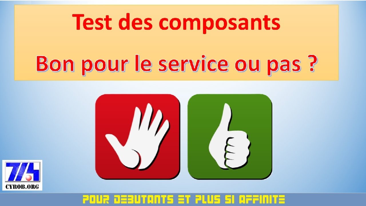 Cyrob : Mesurer vos composants, pourquoi, comment ?