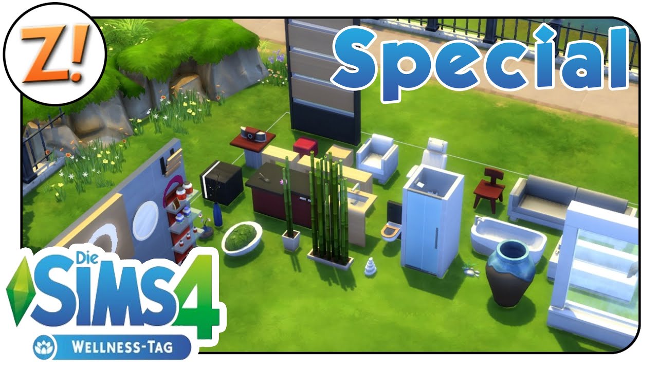 Sims 4 [Wellness-Tag] : Die neuen Wellness-Möbel *SPECIAL* | Let's Play ★ [GERMAN/DEUTSCH]