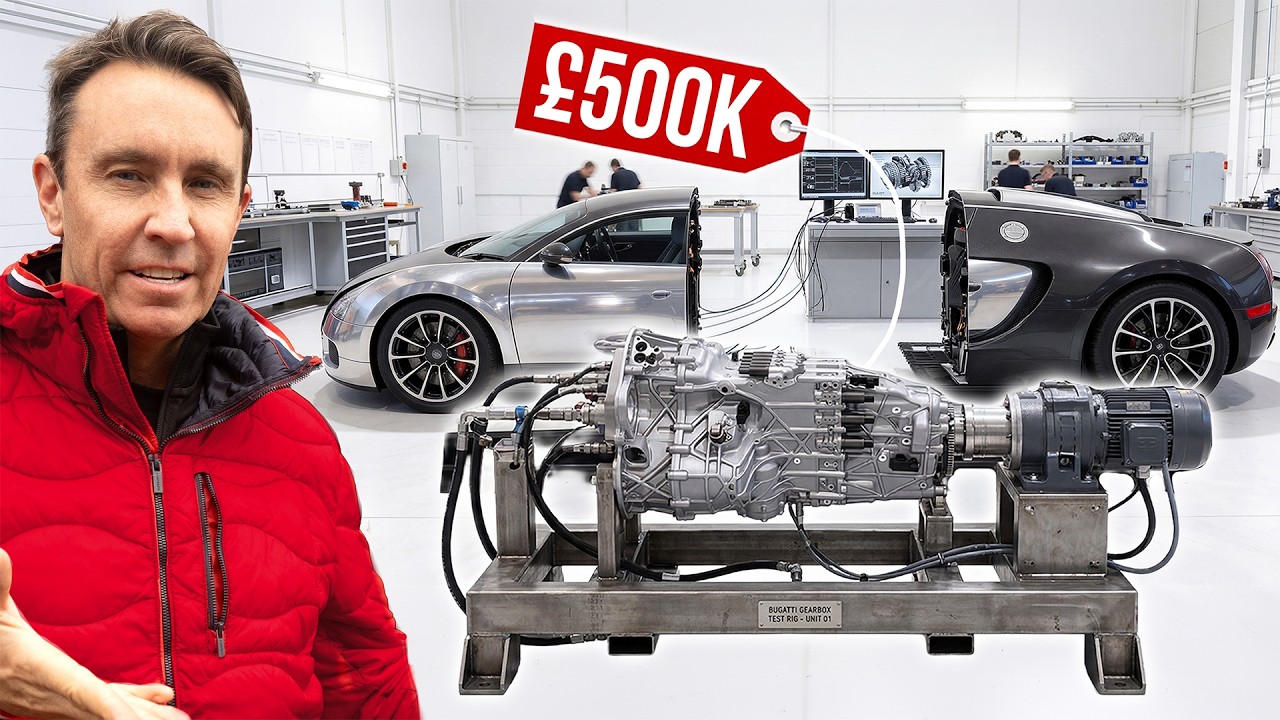ПОПЫТКА ПОСТРОИТЬ СТЕНД ДЛЯ ТЕСТИРОВАНИЯ КОРОБКИ ПЕРЕДАЧ BUGATTI ЗА 500 000 ФУНТОВ СТЕРЛИНГОВ