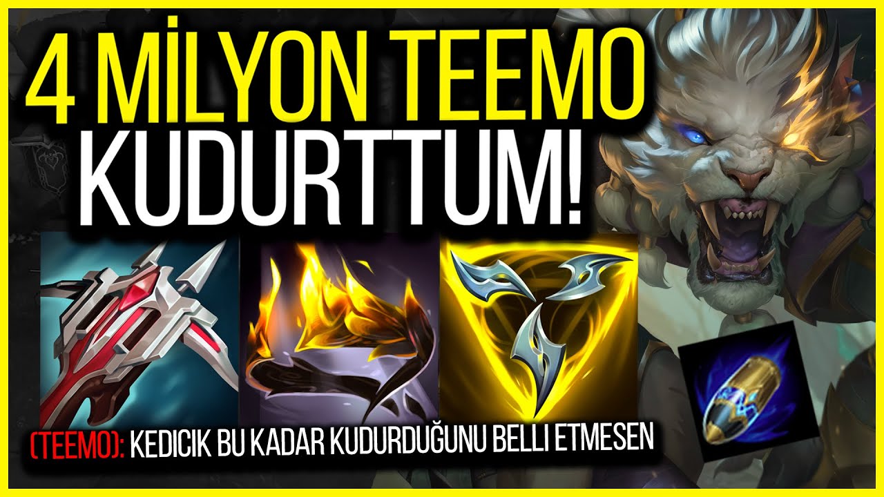 RENGAR'LA 4 MİLYON TEEMOYU KUDURTTUM!