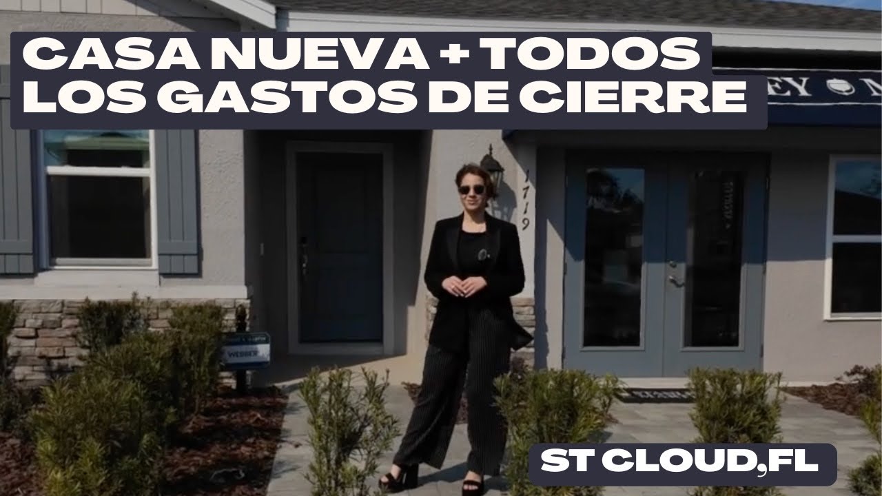 Casa en St. Cloud, Florida con TODOS los gastos de cierre pagados😱 | House Tour 🏡🔑 