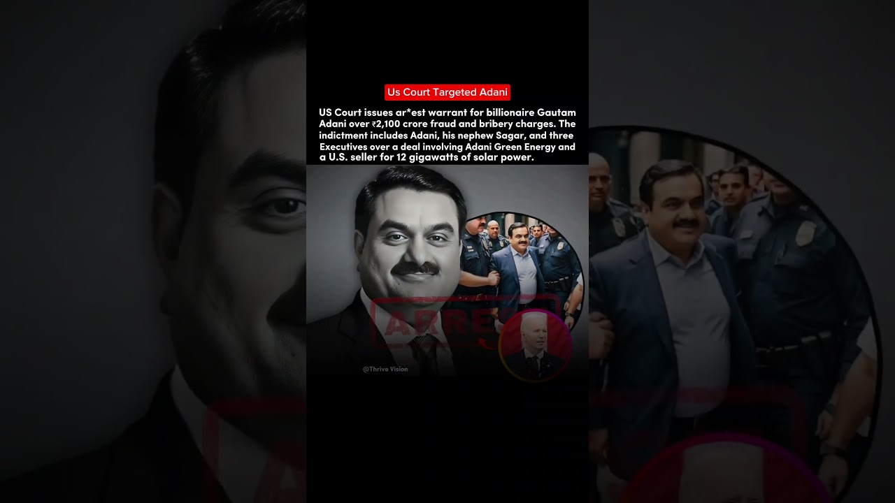 'Gautam Adami' is going to be arrested #shorts #latestnews #billionaire #news