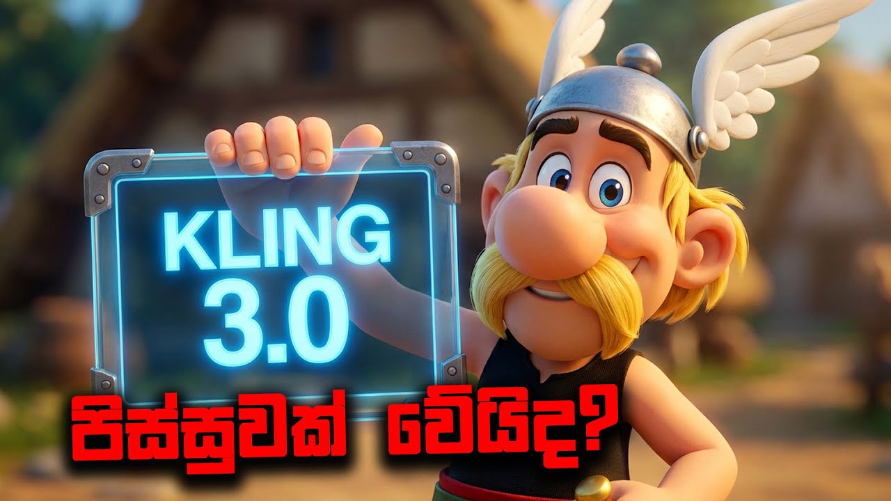 Kling 3.0 පිස්සුවක් වේයිද? 😮 Kling 3.0 Coming Soon