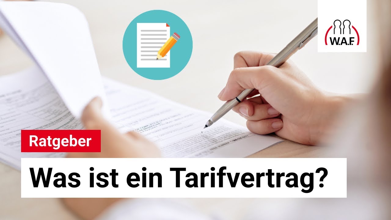 Tarifvertrag einfach erklärt: Was ist ein Tarifvertrag? | Betriebsrat Video