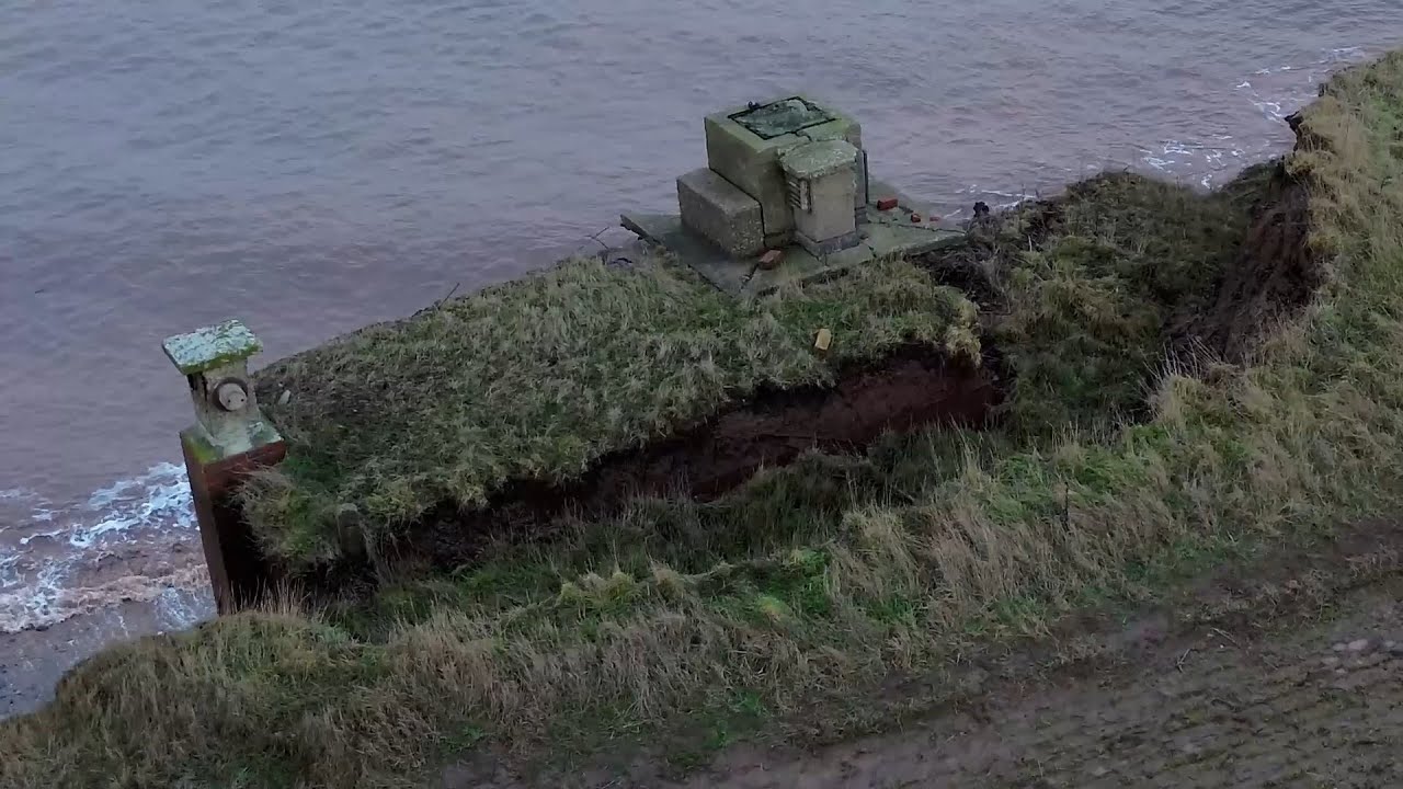 Drone Footage: Cold War ROC Bunker, prior to slipping Into the Sea – Days From Oblivion.