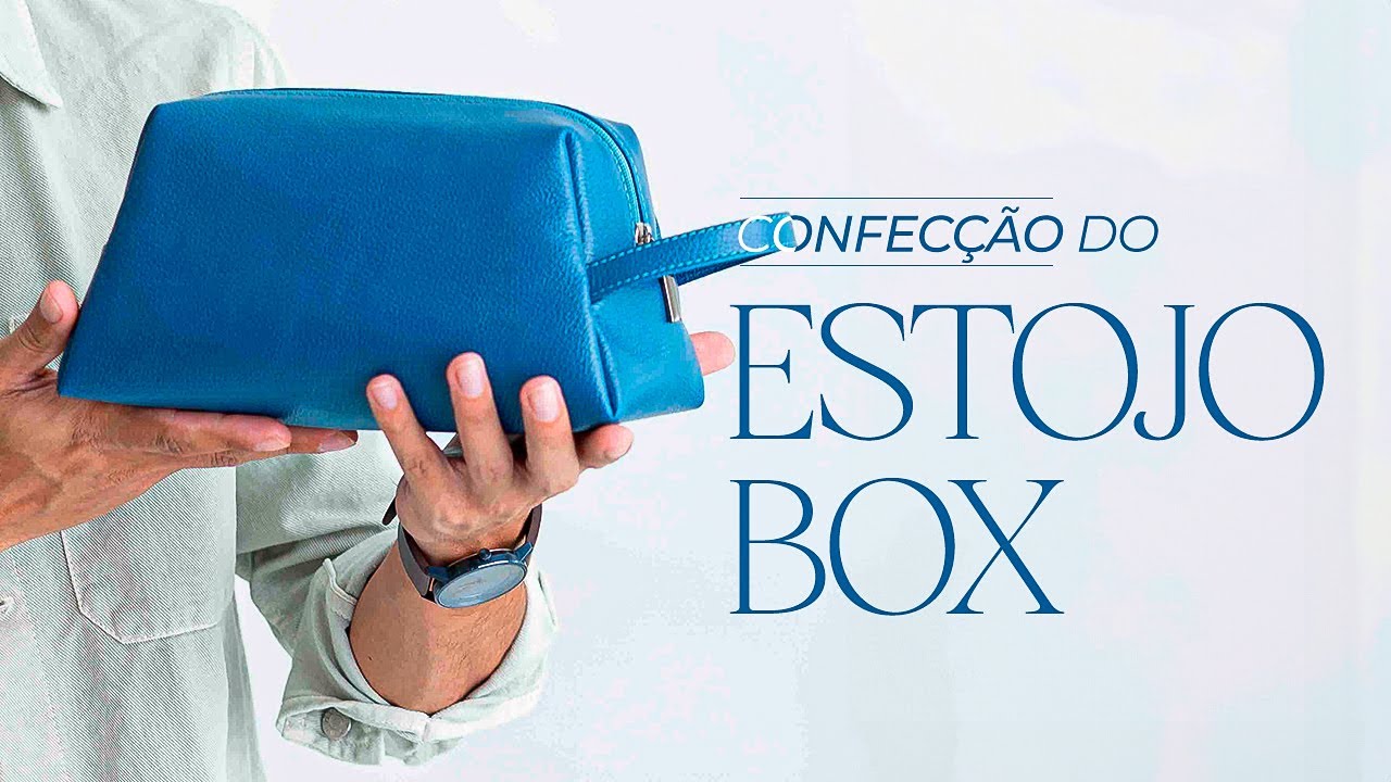 Live: confecção do estojo box com acabamento perfeito