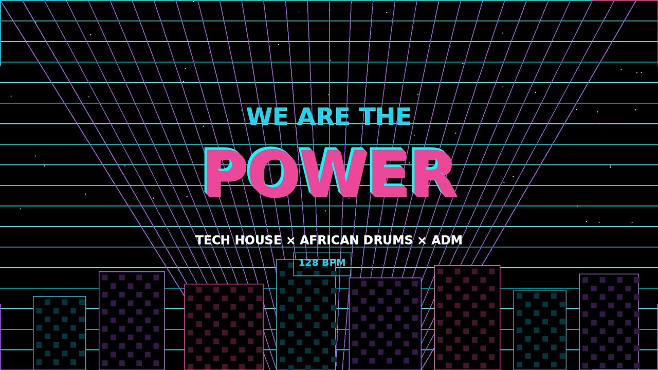 DJ Sarxan - WE ARE THE POWER | Tech House / ADM / Slap House | Cyberpunk Anthem