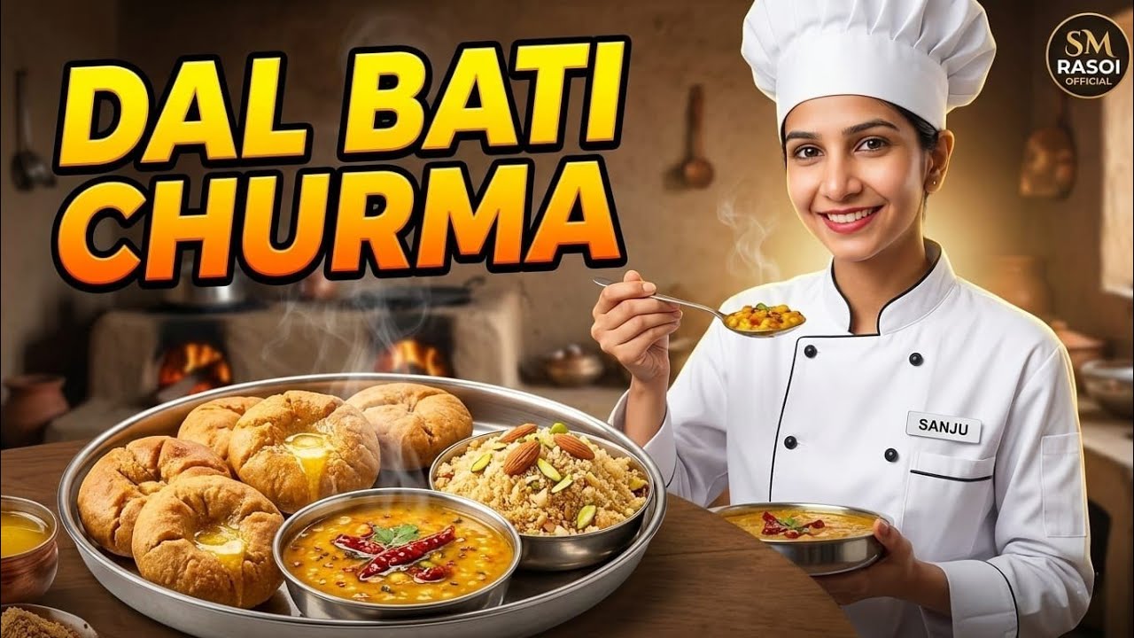 🔴 LIVE: Authentic Rajasthani Dal Bati Churma Recipe | SM Rasoi Official