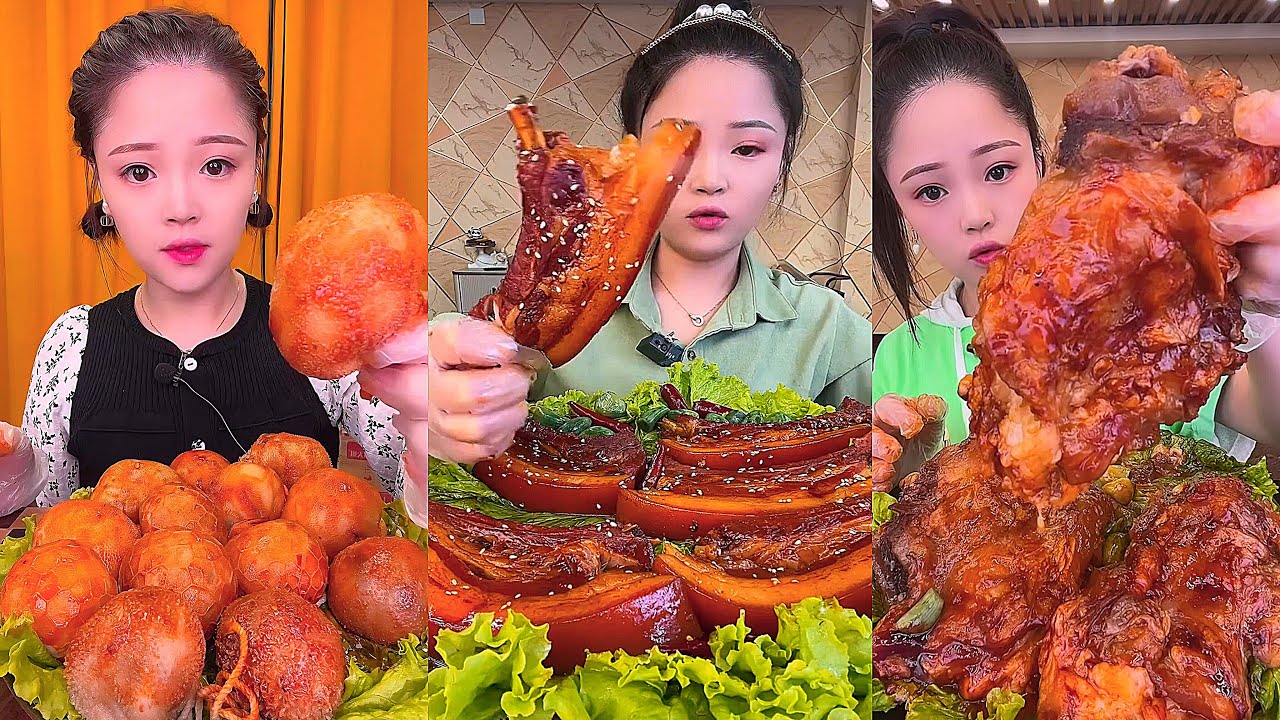 Real Mukbang :) spicy Pork Bellly Soothing Sounds While Enjoying Delicious 먹방 모음이 팅쇼 리얼 사운드 #1613