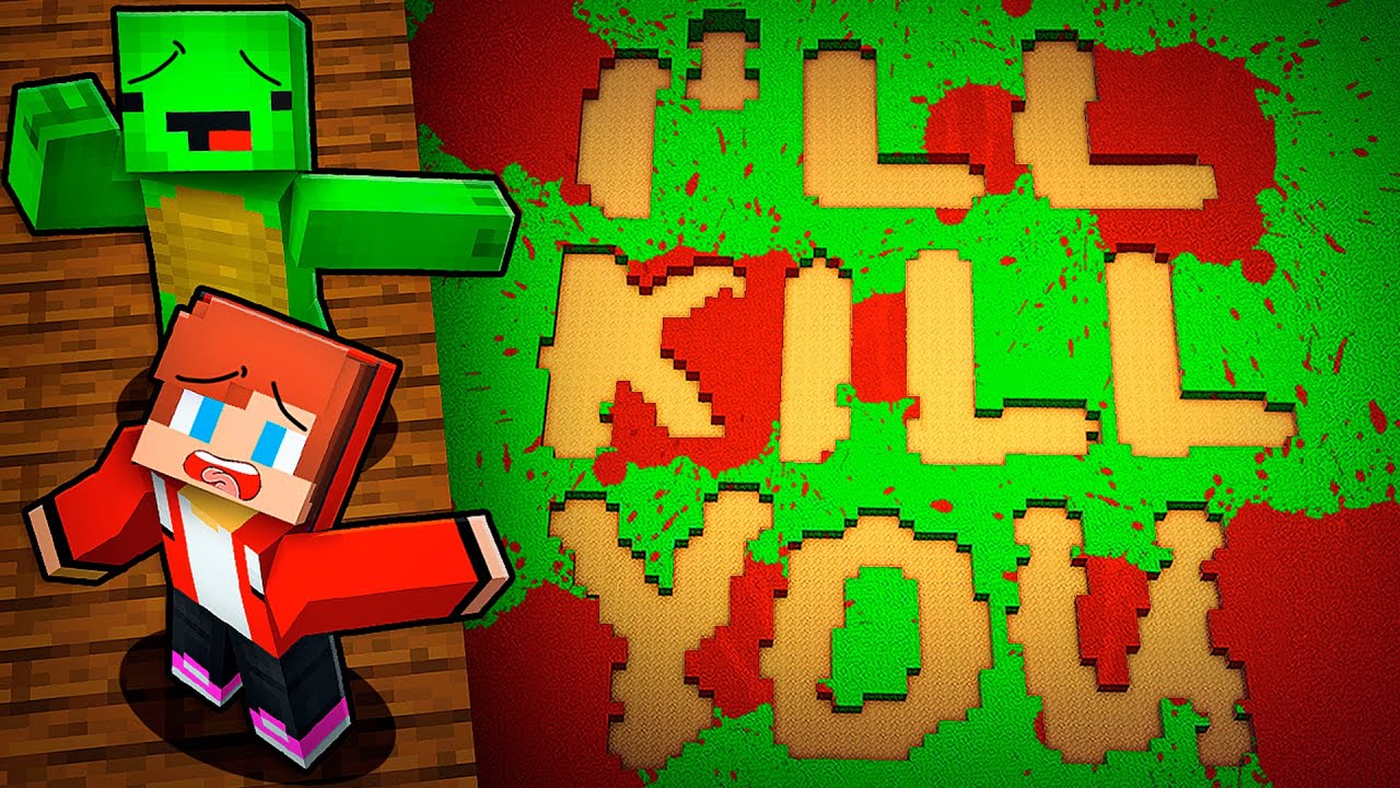 Mikey & JJ Found GIANT Scary Message in Minecraft Story from Maizen