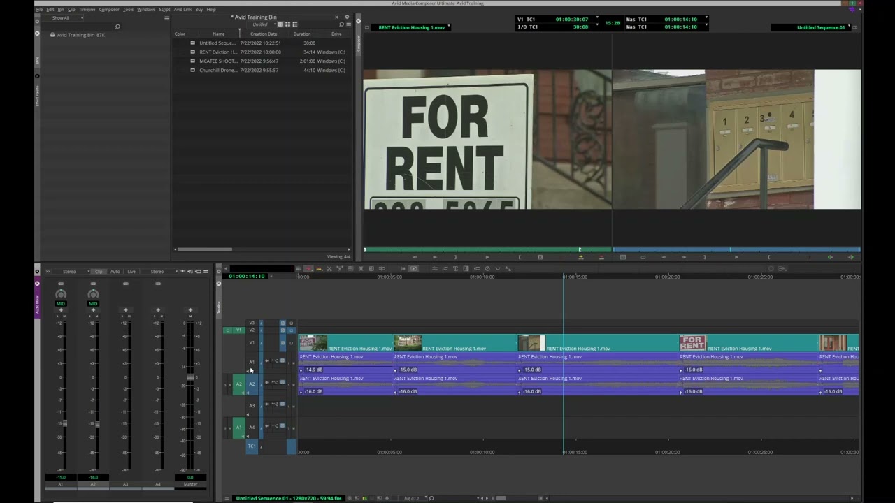 Adjusting Audio Globally Avid Media Composer