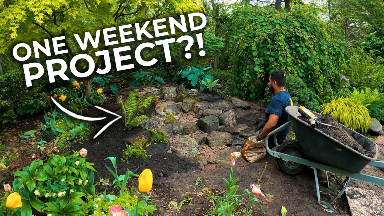 You can build this by hand! | How To Small PONDLESS Waterfall DIY